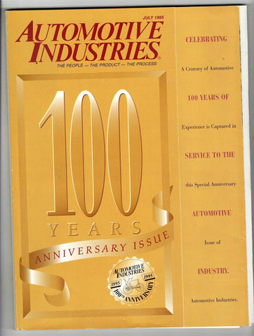 VINTAGE July 1995 Automotive Industries Magazine 