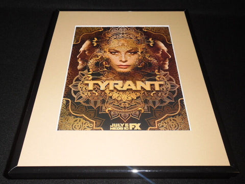 Tyrant 2016 FX Framed 11x14 ORIGINAL Advertisement Moran Atias Adam Rayner 