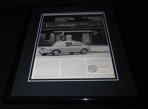 1964 MG Sports Sedan Framed 11x14 ORIGINAL Vintage Advertisement