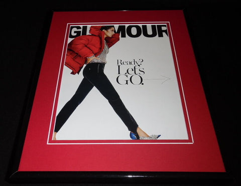 Bella Hadid Framed 11x14 ORIGINAL 2016 Glamour Magazine Cover B