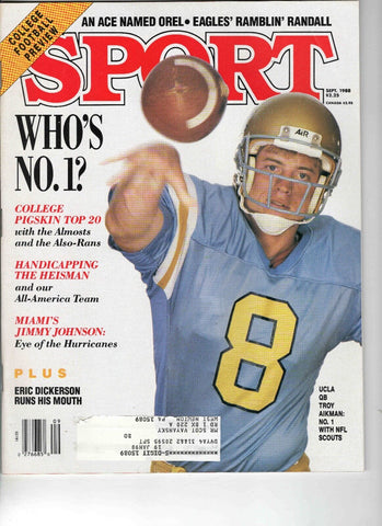 Sep 1988 Sport Magazine Troy Aikman UCLA