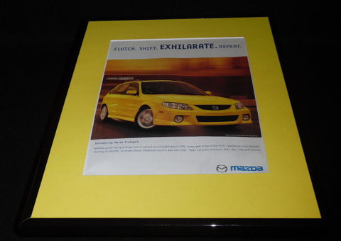 2001 Mazda Protege 5 Framed 11x14 ORIGINAL Vintage Advertisement