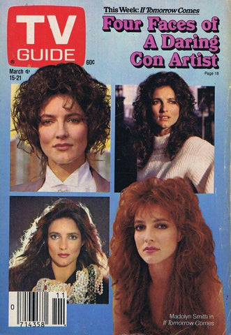 ORIGINAL Vintage March 15 1986 TV Guide Magazine No Label Madolyn Smith