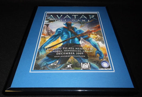 Avatar The Game 2009 Framed 11x14 ORIGINAL Vintage Advertisement 