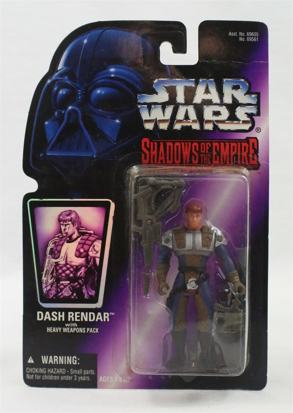 VINTAGE 1996 Star Wars Shadows of the Empire Dash Rendar Action Figure