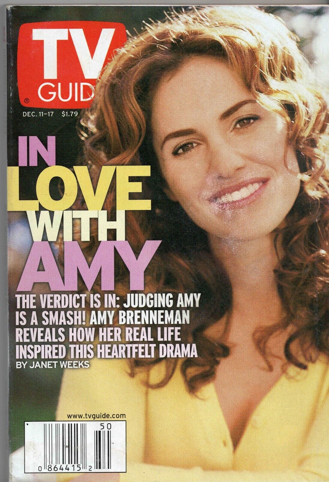 Dec 11 1999 TV Guide Magazine Amy Brenneman