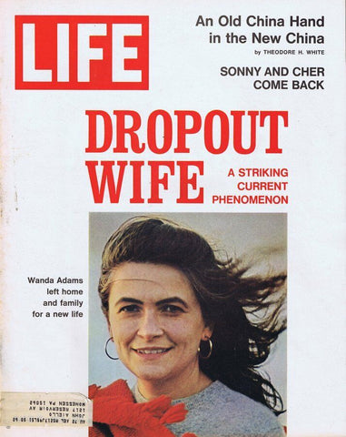 ORIGINAL Vintage Life Magazine March 17 1972 Dropout Wanda Adams