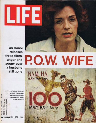 ORIGINAL Vintage Life Magazine September 29 1972 POW Wife