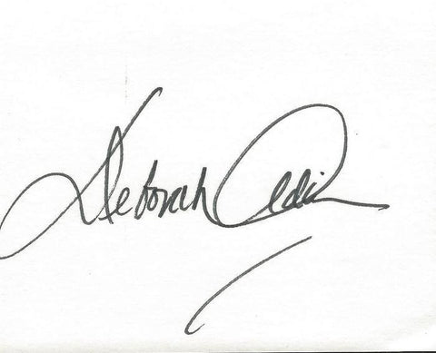 Deborah Adair Signed 3x5 Index Card Days of Our Lives Dynasty