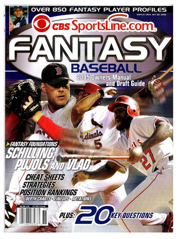 VINTAGE 2005 CBS Sportsline Baseball Preview Magazine Albert Pujols C Schilling