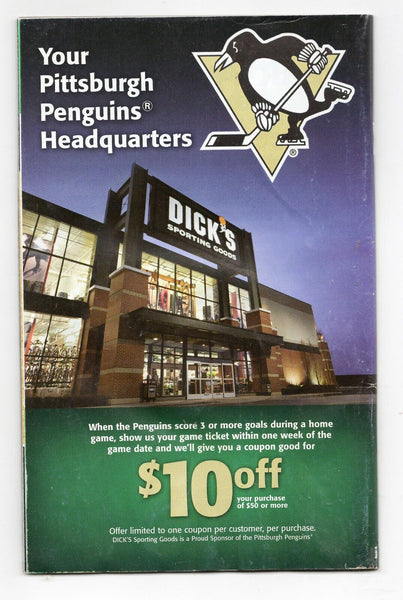 May 21 2009 Pittsburgh Penguins Carolina Playoff Program Evgeni Malkin Hat Trick