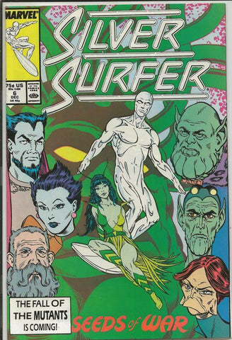 Silver Surfer #6 ORIGINAL Vintage 1987 Marvel Comics GGA