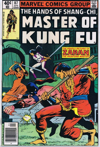 Master of Kung Fu #87 ORIGINAL Vintage 1980 Marvel Comics Shang Chi