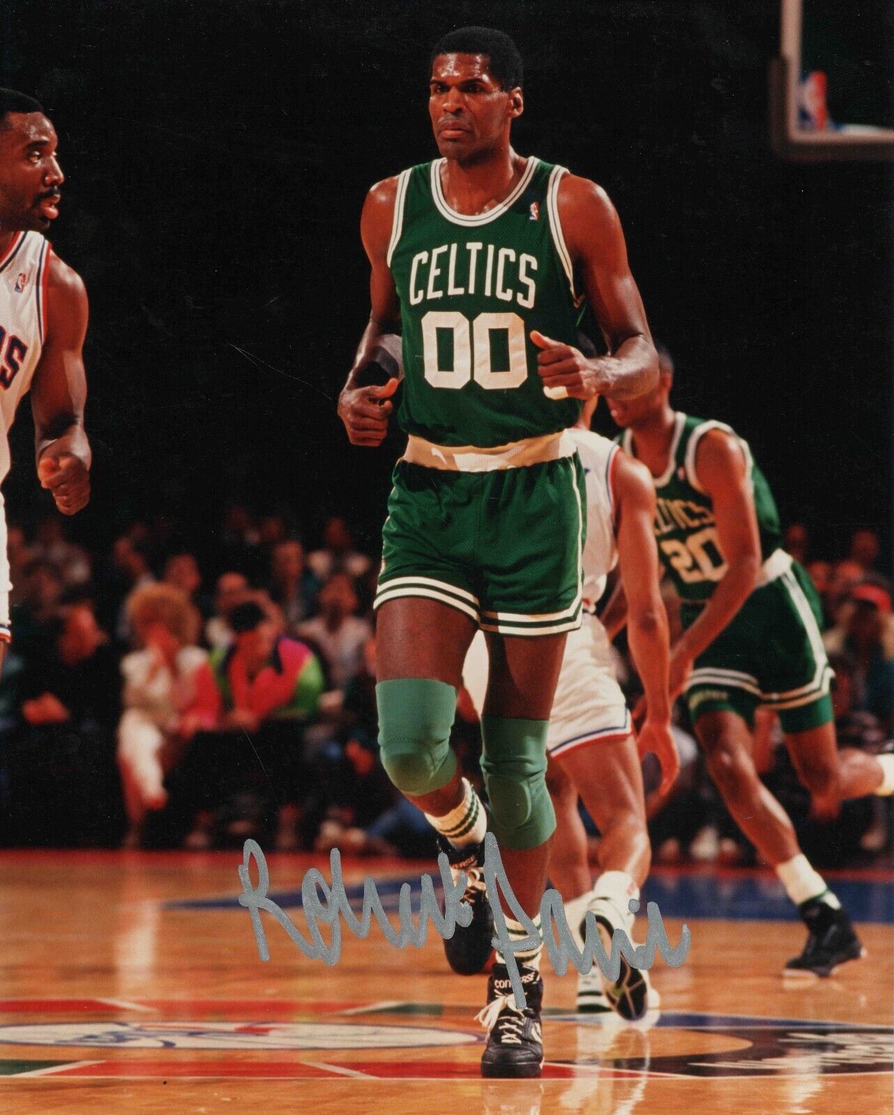 Robert Parish Signed 8x10 Photo Celtics