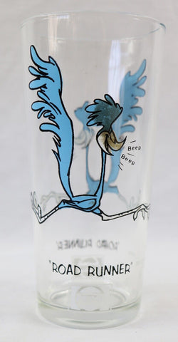 ORIGINAL Vintage 1973 Pepsi Looney Tunes WB Road Runner Drinking Glass