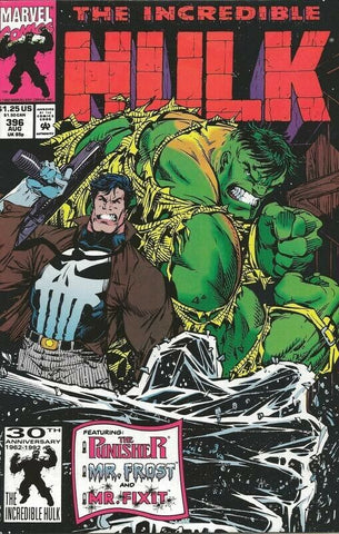 Incredible Hulk #396 ORIGINAL Vintage 19892 Marvel Comics Punisher