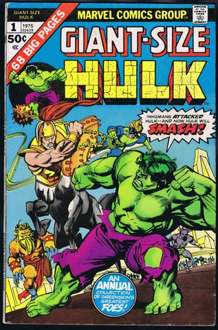 Giant Size Hulk #1 ORIGINAL Vintage 1975 Marvel Comics 