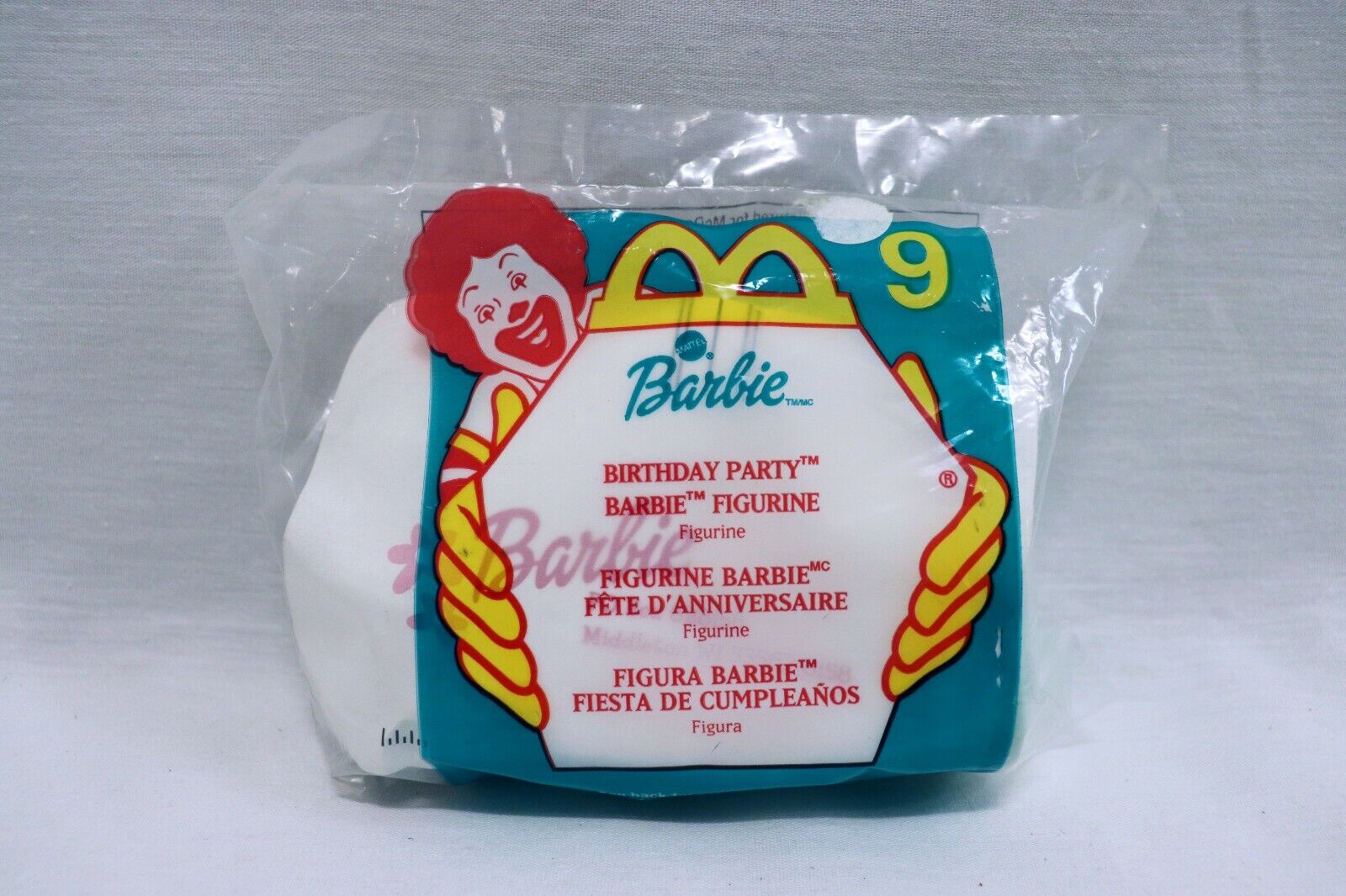 VINTAGE SEALED 2000 McDonald's Birthday Party Barbie Doll