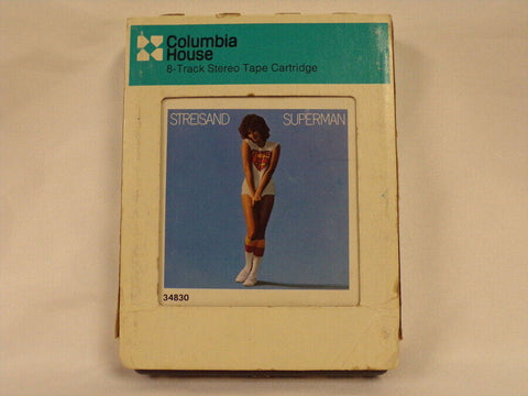 Barbra Streisand ORIGINAL Vintage 1977 Superman 8 Track Cartridge