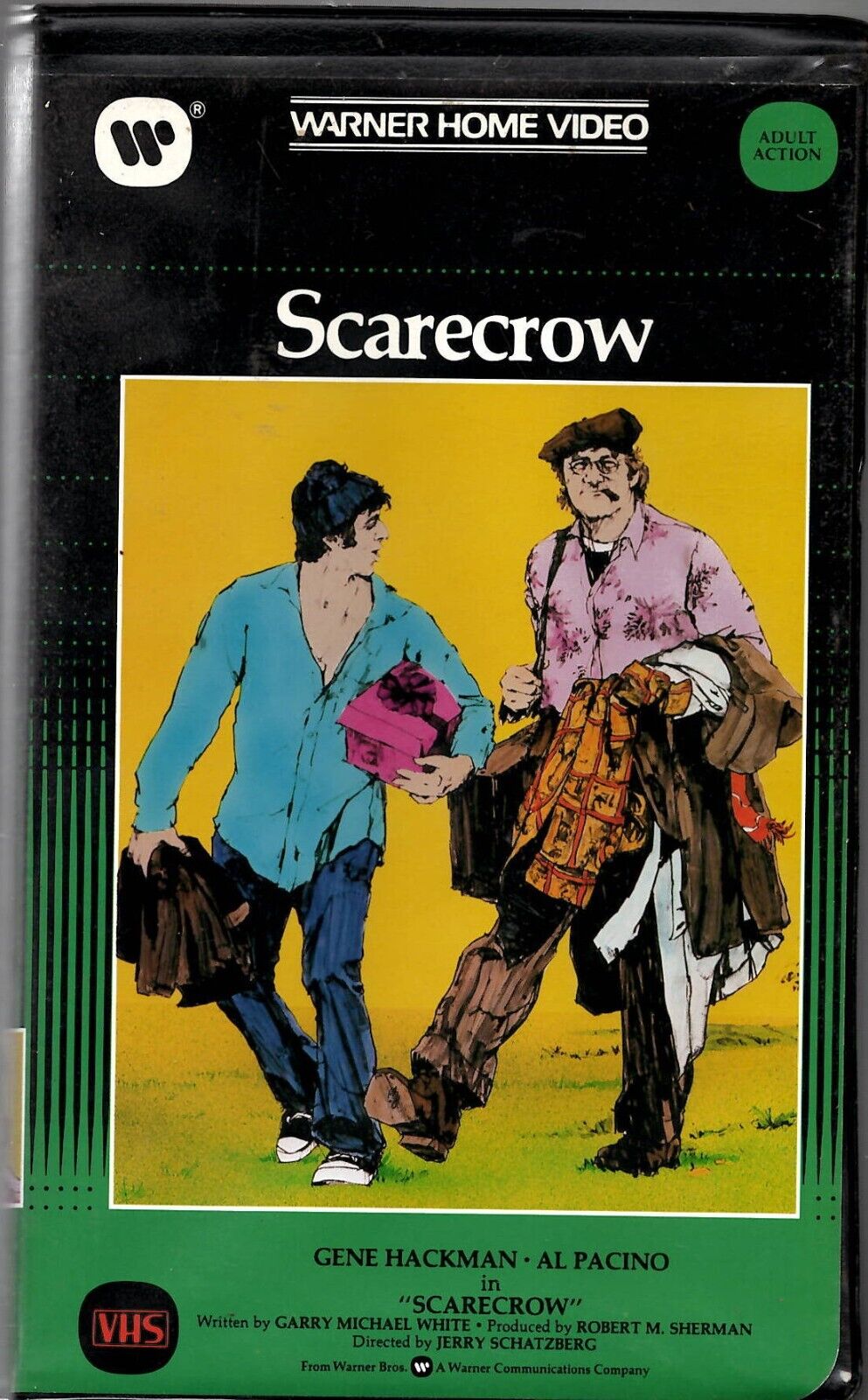 Scarecrow VINTAGE VHS Cassette Clamshell Al Pacino Gene Hackman