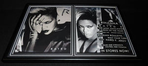 Rihanna 2010 Rated R Framed 12x18 ORIGINAL Advertising Display 