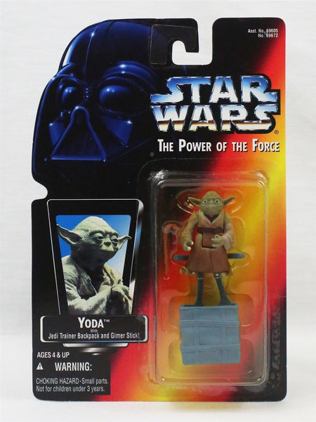 VINTAGE SEALED 1995 Star Wars POTF Yoda Jedi Trainer Backpack Action Figure