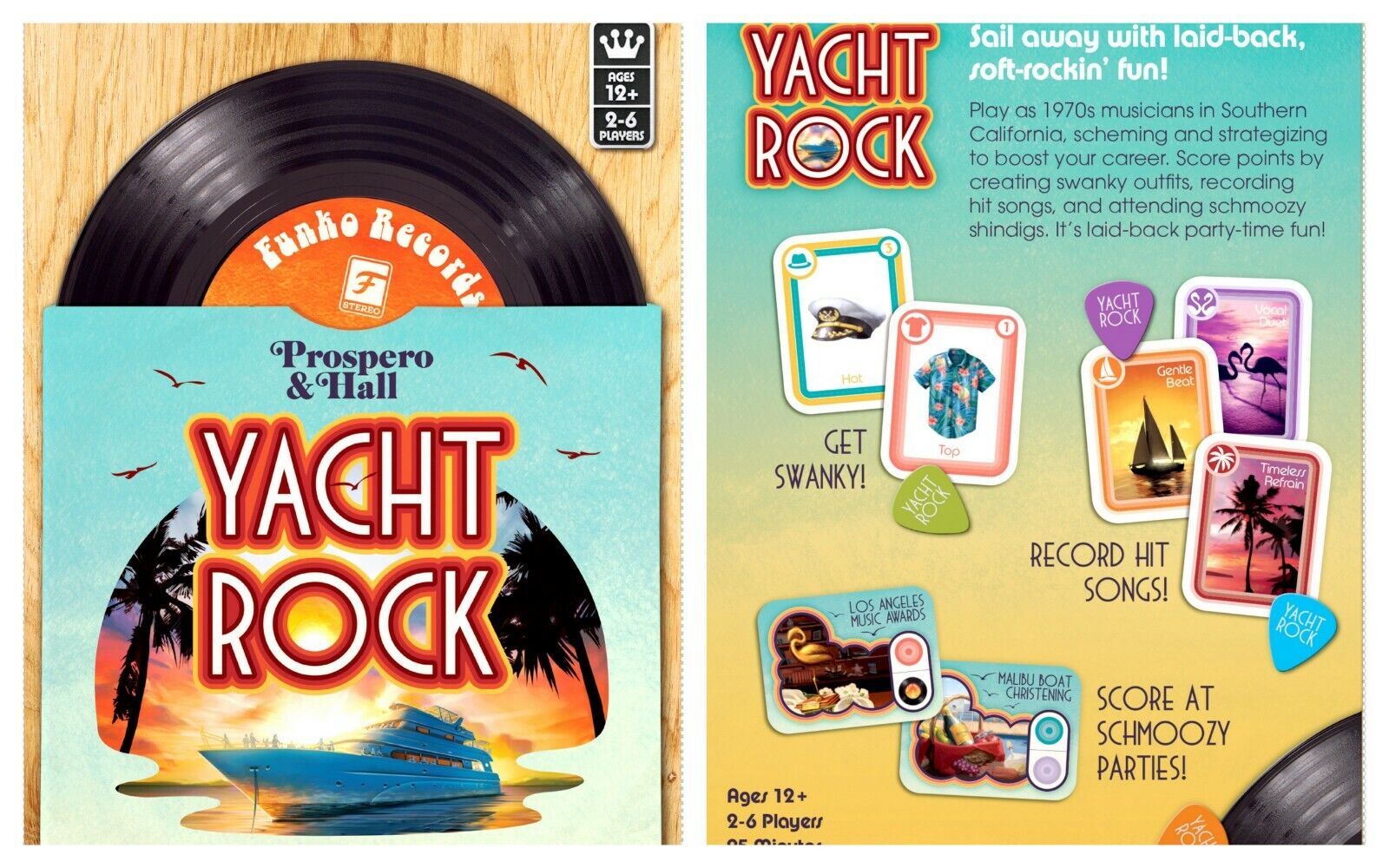 NEW SEALED 2021 Funko Yacht Rock Board Game 