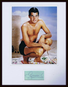 George Hamilton Signed Framed 11x14 Photo Display JSA