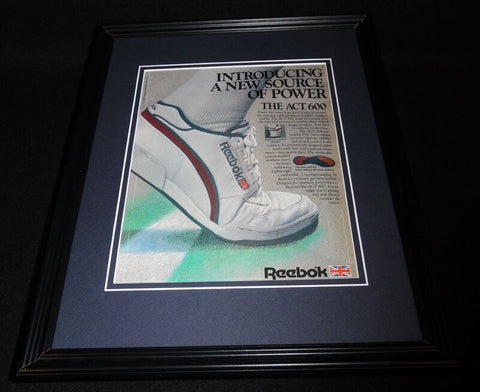 1985 Reebok Act 600 Shoes 11x14 Framed ORIGINAL Vintage Advertisement B