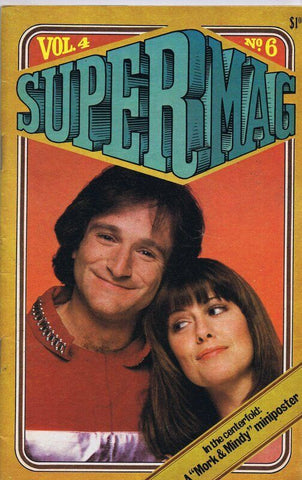 ORIGINAL Vintage 1980 SuperMag Magazine Vol 4 #6 Mork & Mindy Robin Williams