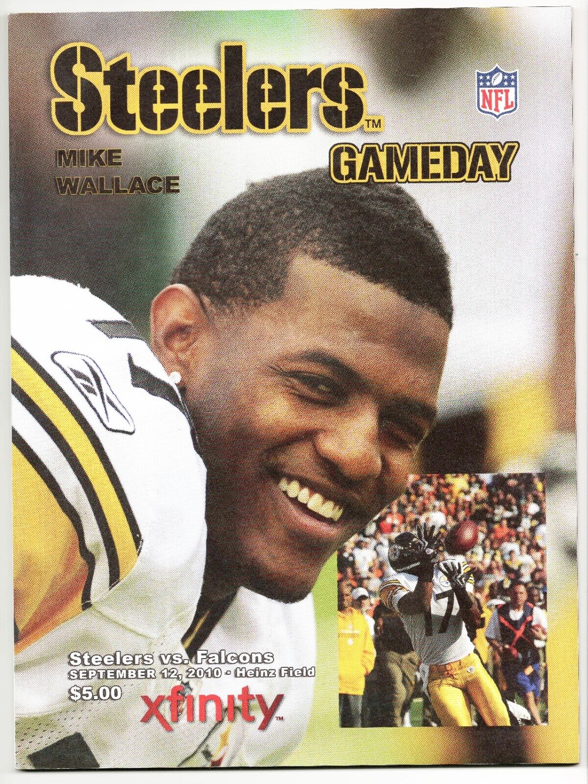 Sep 12 2010 Falcons @ Pittsburgh Steelers Roddy White 13-111 Hines Ward 6-108