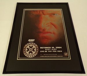 WWE Raw 2004 Taboo Tuesday Framed 11x14 ORIGINAL Advertisement