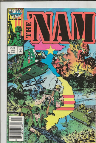 The Nam #1 ORIGINAL Vintage 1986 Marvel Comics Newsstand