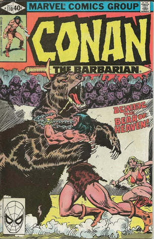 Conan the Barbarian #110 ORIGINAL Vintage 1980 Marvel Comics 