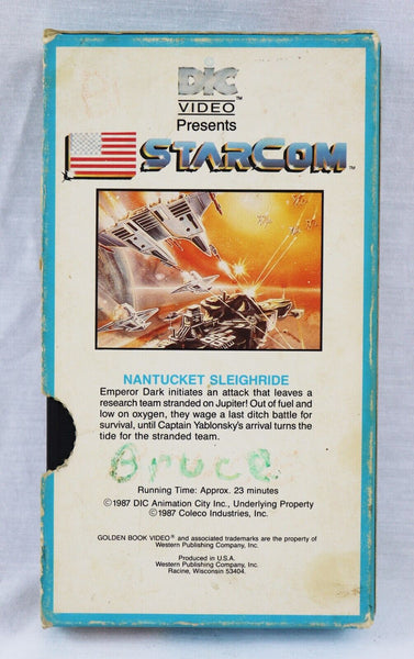 VINTAGE Starcom Nantucket Sleighride VHS Cassette Tape