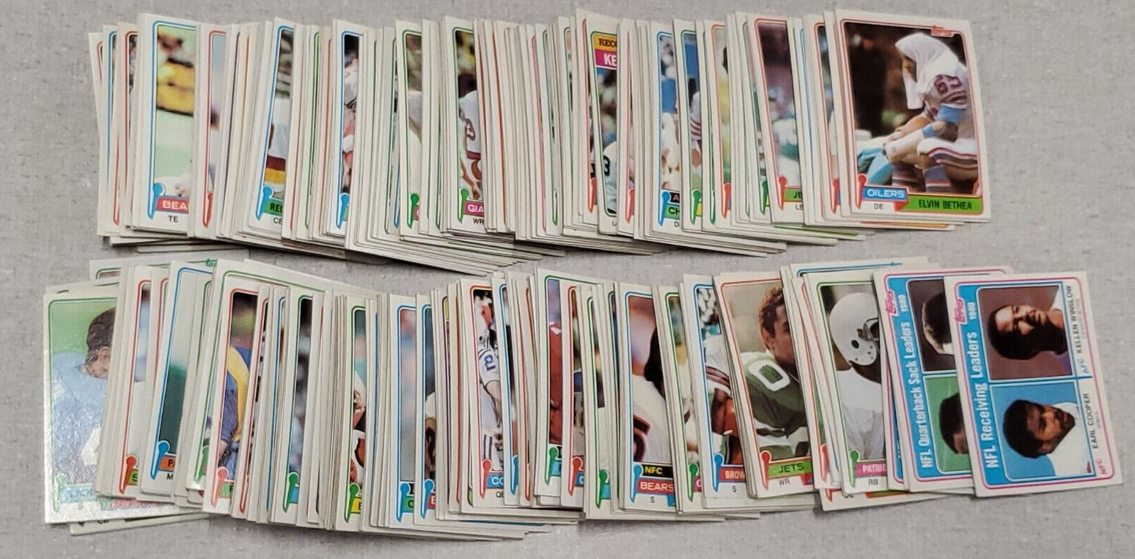 1981 Topps Football Starter Set Lot 478/528 91% Complete