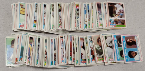 1981 Topps Football Starter Set Lot 478/528 91% Complete