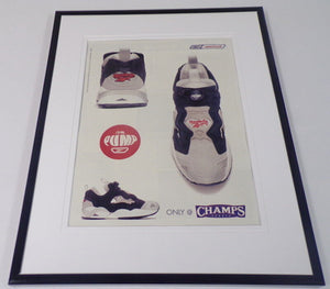 2001 Reebok Pump / Champs Sports Framed 11x14 ORIGINAL Advertisement 