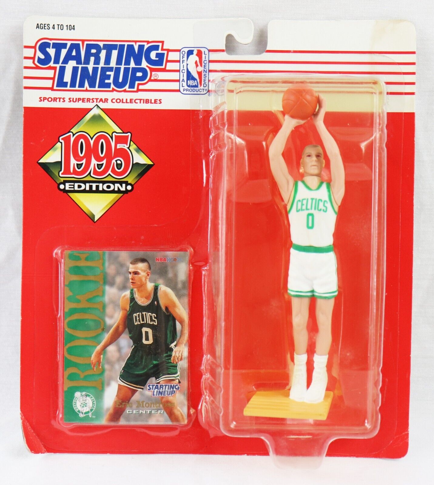 VINTAGE 1995 Starting Lineup SLU Action Figure Eric Montross Celtics