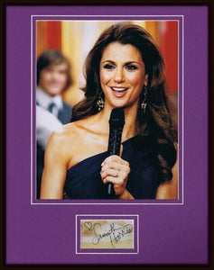 Samantha Harris Signed Framed 11x14 Photo Display Dancing With the Stars