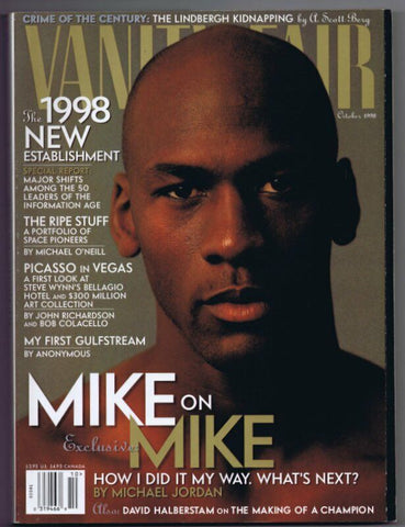 ORIGINAL Vintage October 1998 Vanity Fair Magazine Michael Jordan 