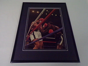 Thrilla in Manila 1975 Joe Frazier Muhammad Ali Framed 11x14 Photo Display