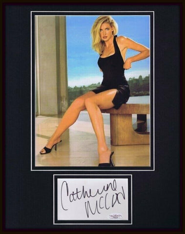 Catherine McCord Signed Framed 11x14 Photo Display JSA 