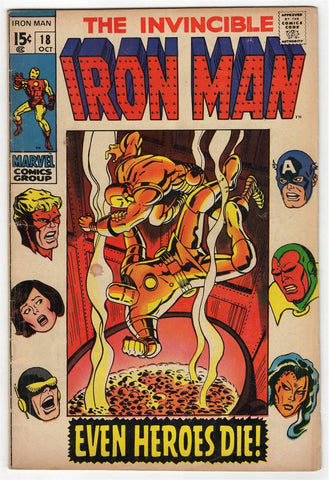 Iron Man #18 ORIGINAL Vintage 1969 Marvel Comics 