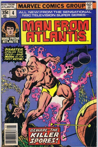 Man from Atlantis #4 ORIGINAL Vintage 1978 Marvel Comics 