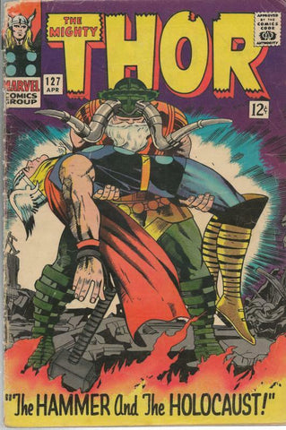 Thor #127 ORIGINAL Vintage 1966 Marvel Comics 1st App Pluto