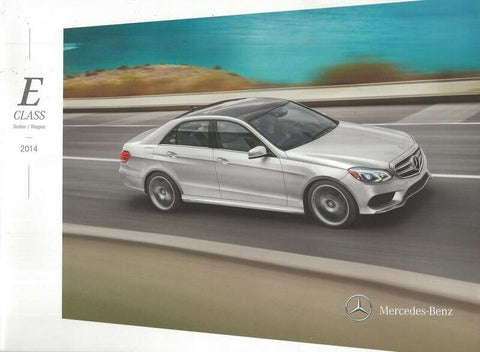 ORIGINAL Vintage 2014 Mercedes E Class Sales Brochure Book 