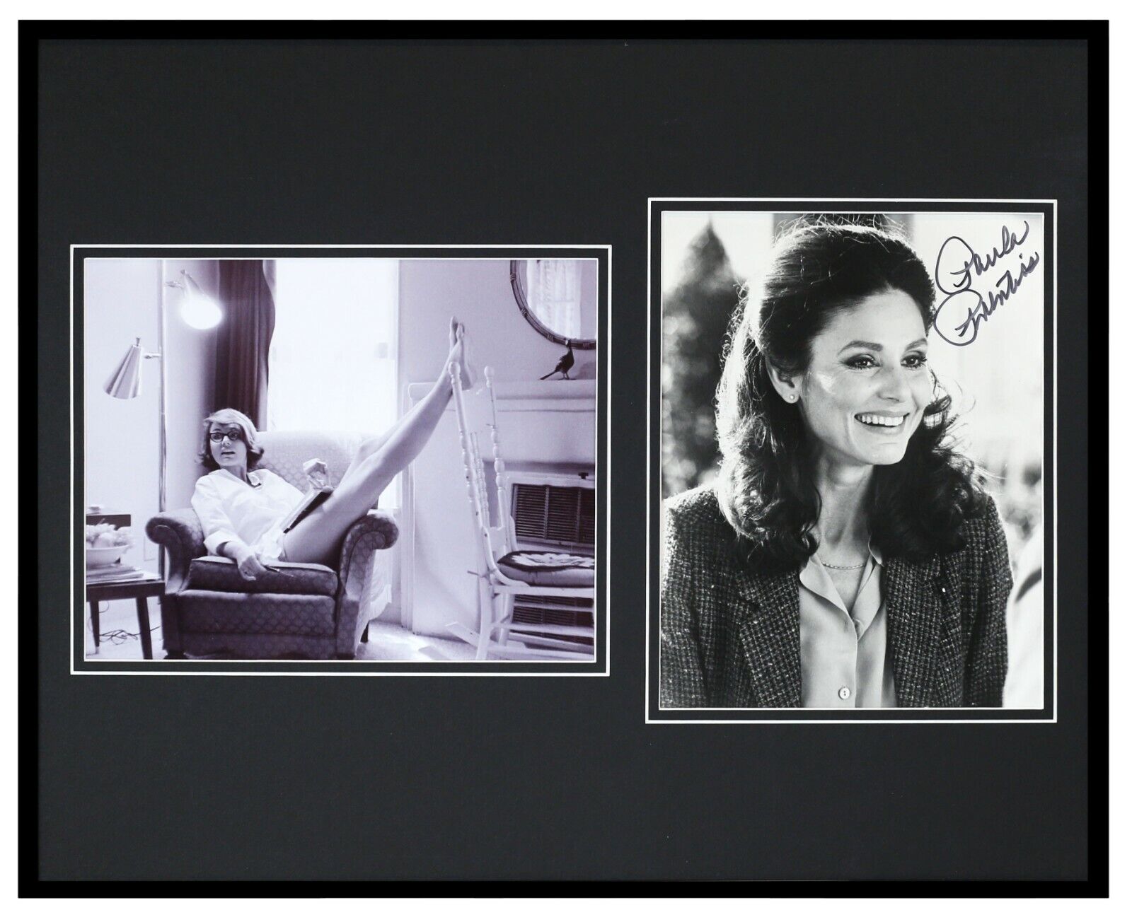 Paula Prentiss Signed Framed 16x20 Photo Set 