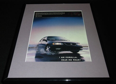 2000 Toyota Corolla Framed 11x14 ORIGINAL Vintage Advertisement B