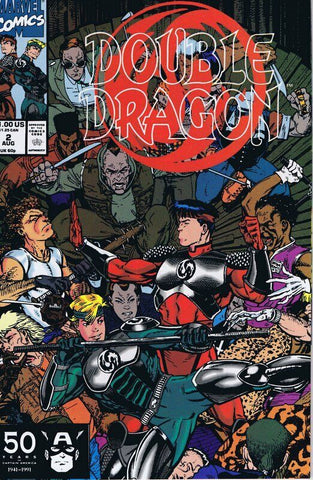 Double Dragon #2 ORIGINAL Vintage 1991 Marvel Comics